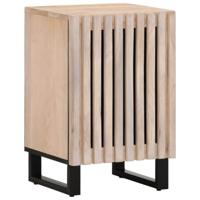 Badkamerkast 38x34x58 cm massief mangohout - thumbnail