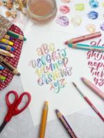 Kleurpotloden STABILO 880 woody 3 in 1 Arty + slijper+penseel ass 18st - thumbnail