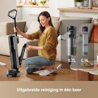 NEW DREAM H12 PRO ULTRA - Water- en stofzuiger - Automatische reiniging met dubbele rotatie - 16 kPa zuigkracht - 2 kantenborstels - thumbnail