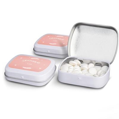 Pepermuntjes in blikje met foto en/of naam - 80 stuks