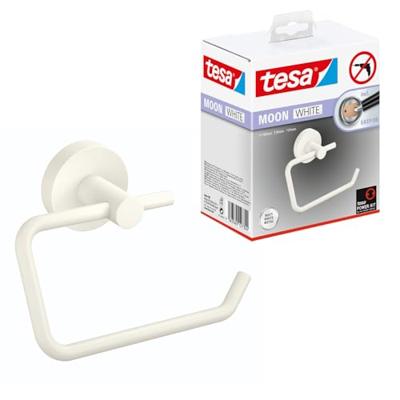 tesa MOON WHITE Toiletrolhouder Lijm Metaal - thumbnail