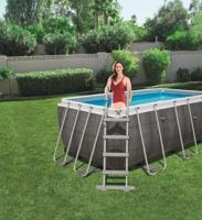 Bestway flowclear zwembadladder met 4 treden 122 cm - thumbnail
