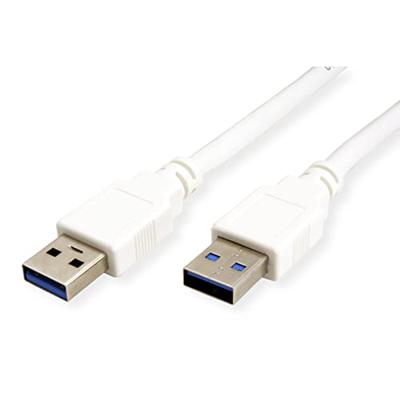 VALUE USB 3.2 Gen 1 kabel, type A-A, wit, 1,8 m