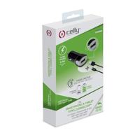 Auto oplader Celly Zwart 12 W - thumbnail