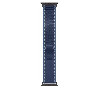 Apple Watch Band - Trail Loop - 49 mm - Blauw/Felblauw - M/L