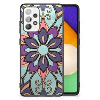Samsung Galaxy A52 | A52s (5G/4G) Bloemen Hoesje Purple Flower - thumbnail