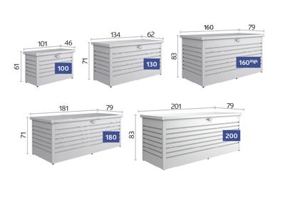 Biohort metalen Hobbybox 160x79x83 cm- - Metaal- Biohort - thumbnail