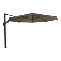Zweefparasol Virgoflex Rond Ø3,5m - Taupe - thumbnail