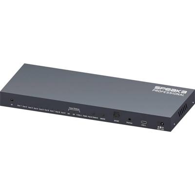 SpeaKa Professional SP-WC-200 HDMI-Matrix-splitter Met afstandsbediening, Ultra HD-geschikt 1980 x 1080 Pixel Zwart