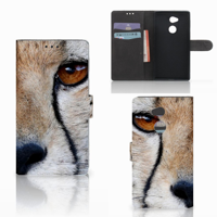 Sony Xperia XA2 Ultra Telefoonhoesje met Pasjes Cheetah - thumbnail