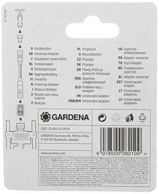 Gardena Professionele Systeemnippel Eur - Koppeling voor Tuinslang & Pomp, Duurzaam Design, G 3/4" - thumbnail