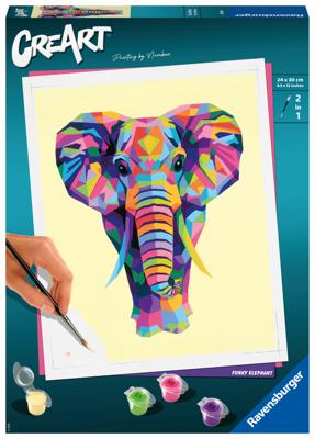 Ravensburger creart schilderen op nummer - elephant