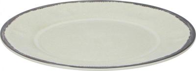 Diversen Tom dinerbord 25 cm melamine 229 gram wit/grijs