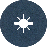 Bosch Accessoires x-lock fiberschijf, 125mm, g 80, r574, best for metal - 1 stuk(s) - 2608619162 - thumbnail