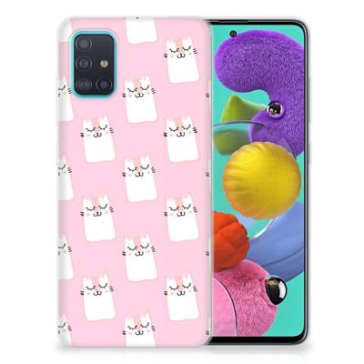 Samsung Galaxy A51 | TPU Hoesje | Sleeping Cats Samsung Galaxy A51 | TPU Hoesje | Sleeping Cats