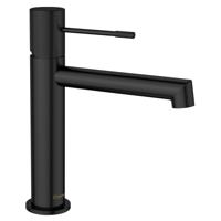 Wastafel Mengkraan Sapho Solaris Mat Zwart OP=OP - thumbnail