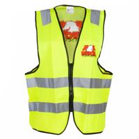 Divoza vest reflecterend geel maat:xs - thumbnail