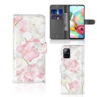 Samsung Galaxy A71 Hoesje Lovely Flowers - thumbnail