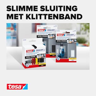 Klittenband tesa on off extra sterk 50mmx10cm zw Klittenband tesa on off extra sterk 50mmx10cm zw