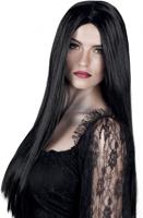 Heksenpruik zwart - thumbnail