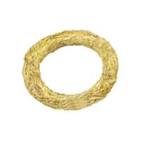 Krans stro diameter 40cm naturel - thumbnail