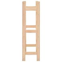 Wijnrek voor 30 flessen grenenhout - thumbnail