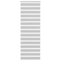 VidaXL Zebra rolgordijn 85x230 cm stofbreedte 80,9 cm lichtgrijs - thumbnail