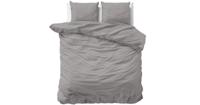 RoyalTextile - Uni Satijn Dekbedovertrek Katoen-Satijn - Grijs - 200 x 220 - thumbnail