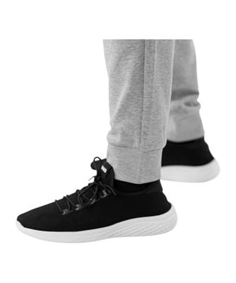JAKO 6565K Joggingbroek Base Met Boord Kids - Lichtgrijs Gemeleerd - 140