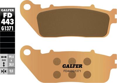 GALFER remblokken "fd443" brake pad fd443 g1371 sint.metal street