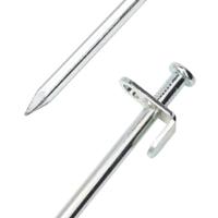 VidaXL Tentharingen 24 st 8 mm 30 cm gegalvaniseerd staal - thumbnail