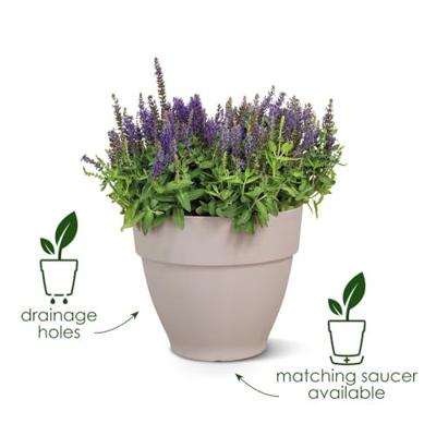 Elho pot vibia campana rond D25cm - terra - thumbnail