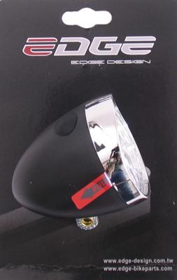 Edge koplamp retro 3 led aan/uit incl. batterijen zwart/chroom