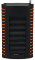 TechniSat TechniRadio Draagbare DAB radio op zonne-energie, DAB+, FM, hoofdtelefoonaansluiting, opladen via zonnepaneel, IPX 5 spatwaterdicht, zwart/oranje - thumbnail