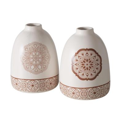 Boltze Home Vaas aardewerk h16cm chakra