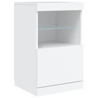 Dressoir met LED-verlichting 41x37x67 cm wit - thumbnail
