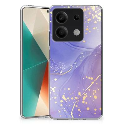 Smartphone hoesje voor Xiaomi Redmi Note 13 5G Watercolor Paars Smartphone hoesje voor Xiaomi Redmi Note 13 5G Watercolor Paars
