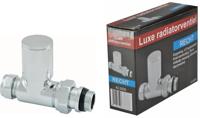 Riko luxe radiatorventiel 1/2"x15 (M22) knel recht - thumbnail