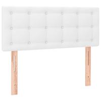 Hoofdbord 100x5x78/88 cm kunstleer wit - thumbnail