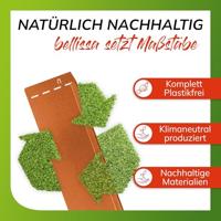 Graskant Cortenstaal 118 x 20 cm - thumbnail