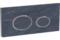 Bedieningsplaat Geberit Sigma 50 Round Mustang Leisteen - thumbnail