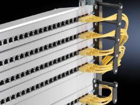 Rittal 7111.214 19 inch Kabelgeleiding voor patchkast 1 HE Zwart