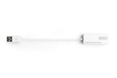 Digitus Netwerk, USB 3.2 Gen 1 (USB 3.0) Adapter [1x USB 3.0 stekker A - 1x RJ45] DN-3023 20.00 cm Afgeschermd