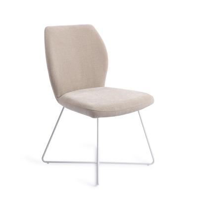 Jesper Home Ikata eetkamerstoel Sand Strand cross white