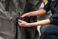 Outdoor Covers barbecue hoes - grijs - 195x70x110 cm - thumbnail