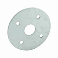 GB plaatje voor boerenklinkstel verzinkt | 1 stuk - 17270425 - thumbnail