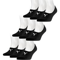 Puma Footies 9-pack Unisex Zwart-43/46 - thumbnail