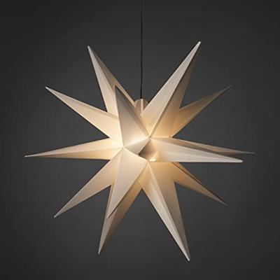 Konstsmide 5971-200 Kerstster Ster Warmwit LED Wit Energielabel: G (A - G)