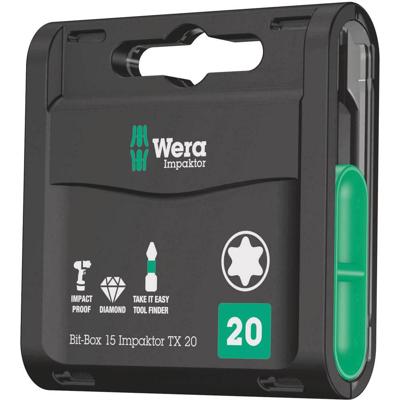 Wera Impaktor 05057772001 Bitset 15-delig Binnen-Torx Impactor technologie