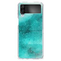 Smartphone hoesje Samsung Galaxy Z Flip 4 Painting Blue - thumbnail